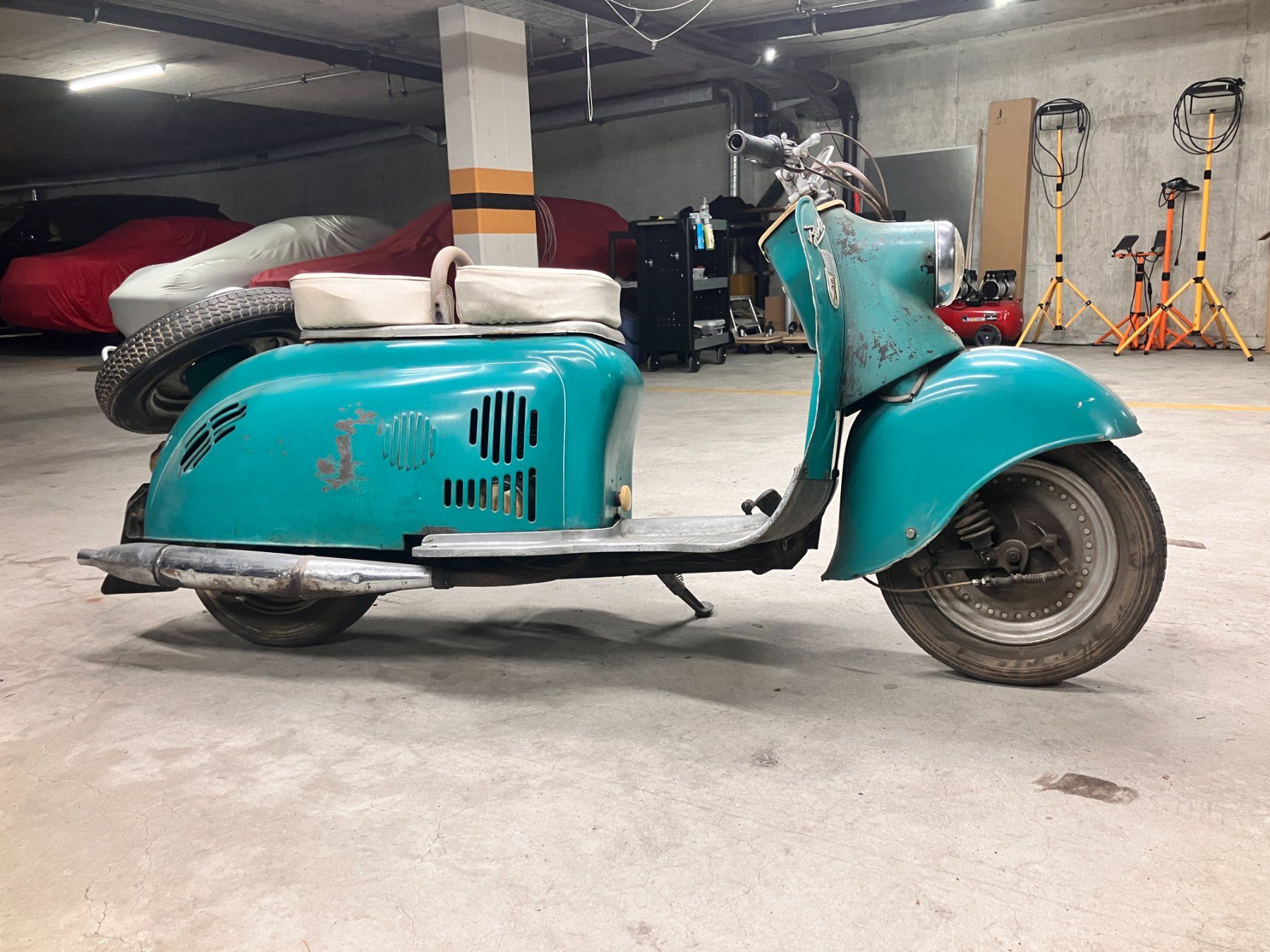 Sonstige: 2 Oldtimer, IWL Berlin DDR Kultroller IWL SR59 "Berlin" – Gebraucht aus Oberweningen von LSP72 9