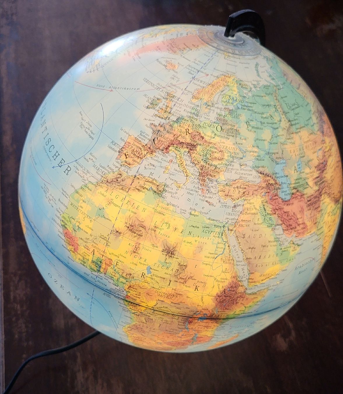 Sonstige Dekorationen & Accessoires: Globus beleuchtet mit Ständer Durchmesser 30cm. – Gebraucht aus Thun von harry999 1