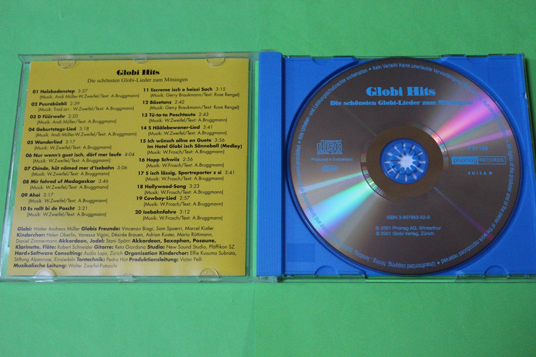 CD: GLOBI HITS CD 2001 Guter Zustand – Usato da Tübach venduto da JamesStone 2