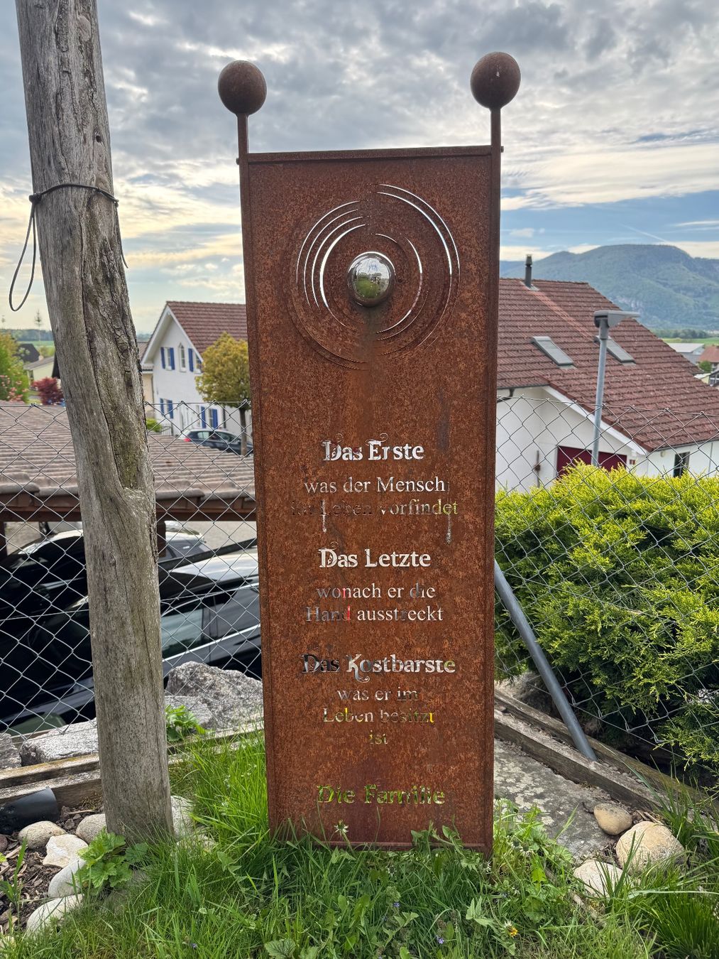 Insegne: Gartenschild Rost – Usato da Kestenholz venduto da cvx_889vv