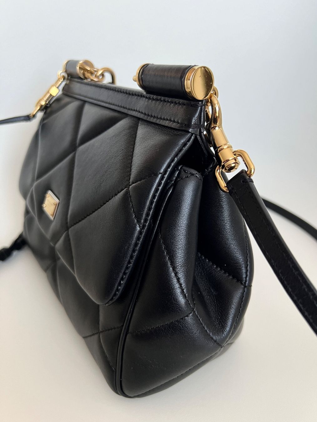 Dolce & Gabbana Borse da donna: Dolce & Gabbana Sicily Handtasche, schwarz – Usato da Bergdietikon venduto da pinkerton13 4