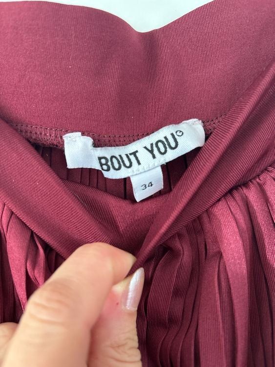 Gonne: About You Plisee Rock, bordeaux, Gr. 34 – Usato da Eggiwil venduto da kariiina 3