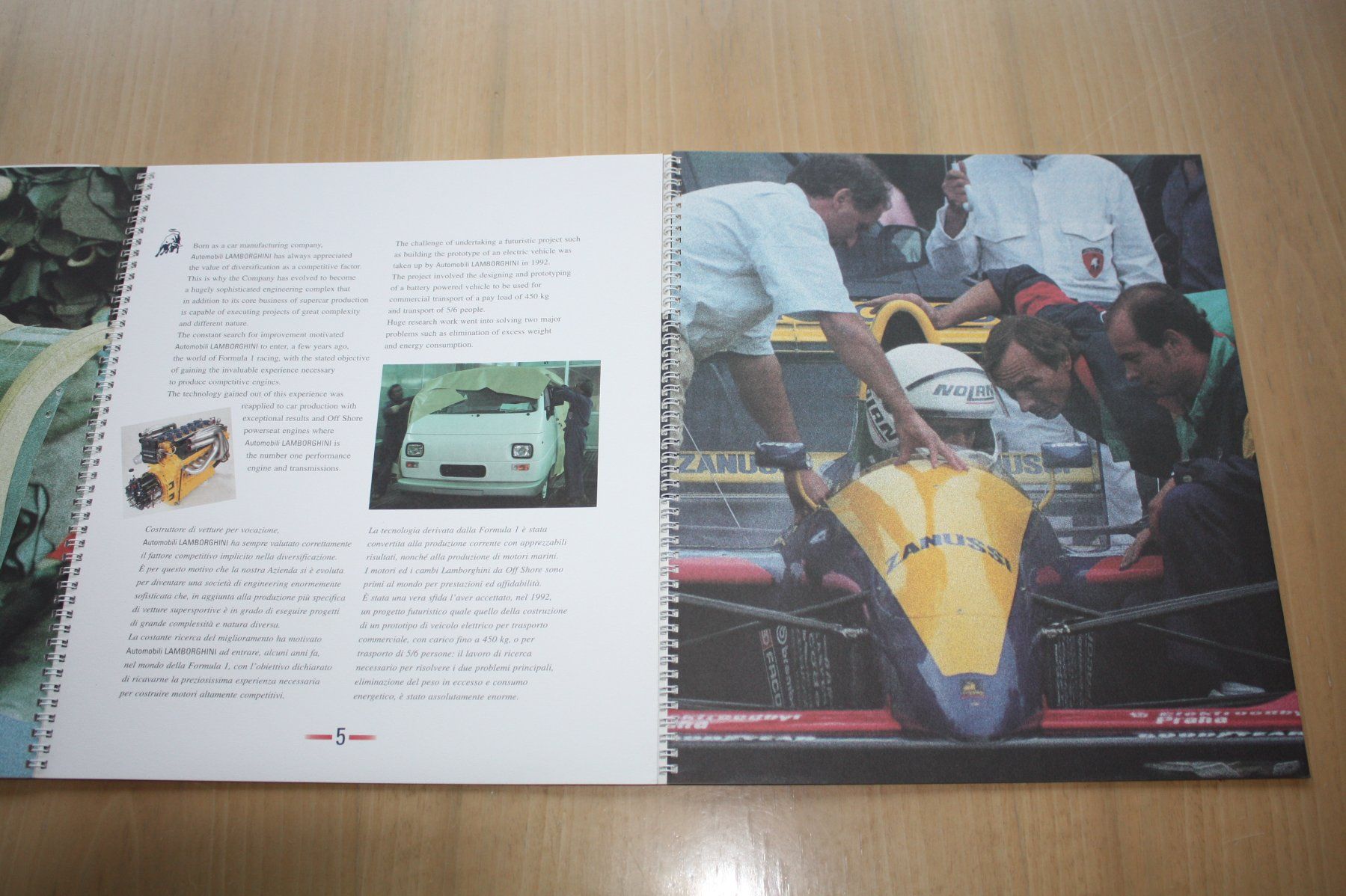 Lamborghini Documenti: Lamborghini Prospekt 1995 – Usato da Wikon venduto da erwin400 4