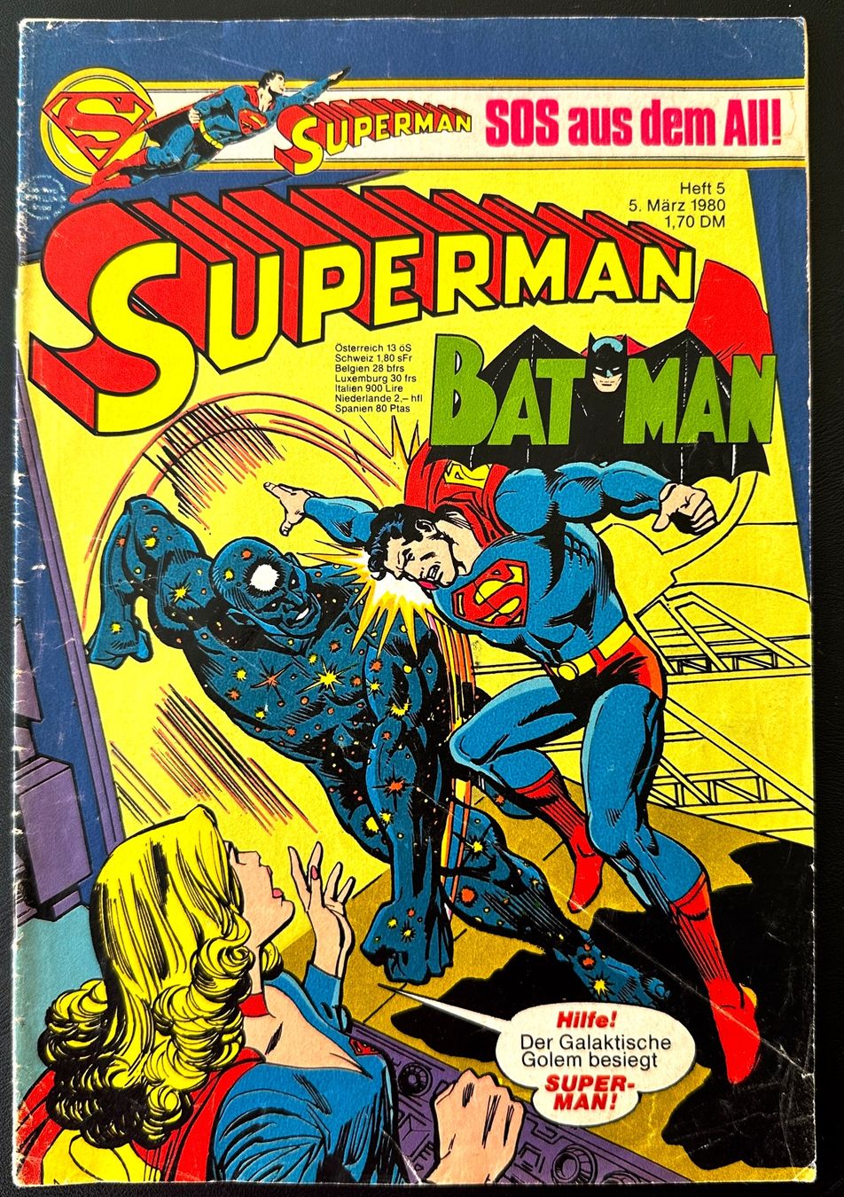 Fumetti: Superman, Bat Man Heft 5  1980 – Usato da Seltisberg venduto da quadartswiss