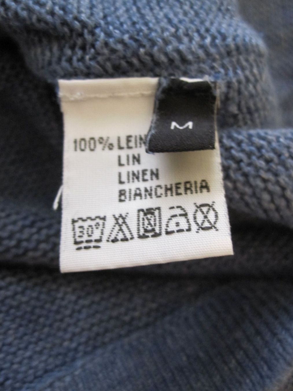 Navyboot Maglioni & Felpe: Pull col rond NAVYBOOT 100% Lin bleu – Usato da Nyon venduto da WHTF 5