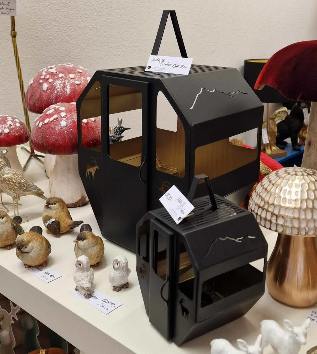Laternen: Laterne Gondel noire (mini) – Neu und originalverpackt aus Schaffhausen von AtelierPudesco 7