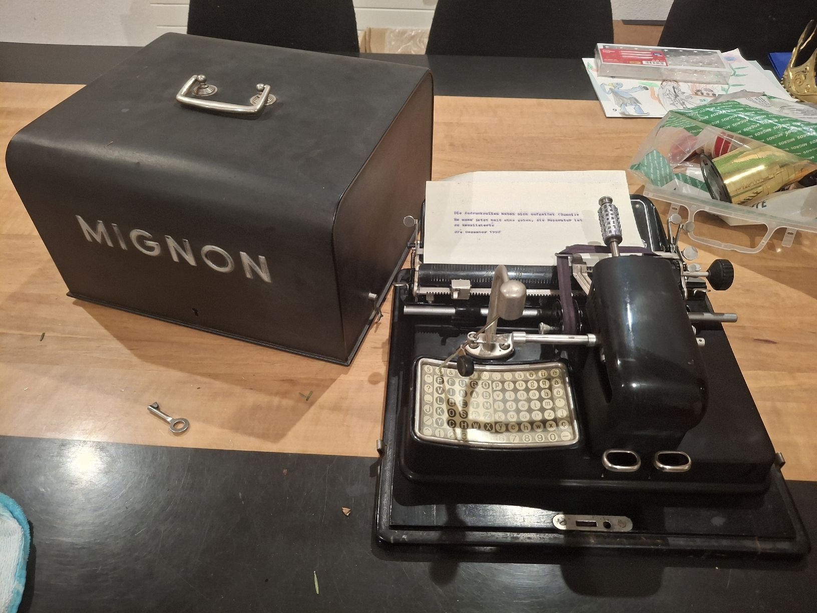 Macchine da scrivere: Mignon Schreibmaschine – Usato da küssnacht am rigi venduto da Zisi02