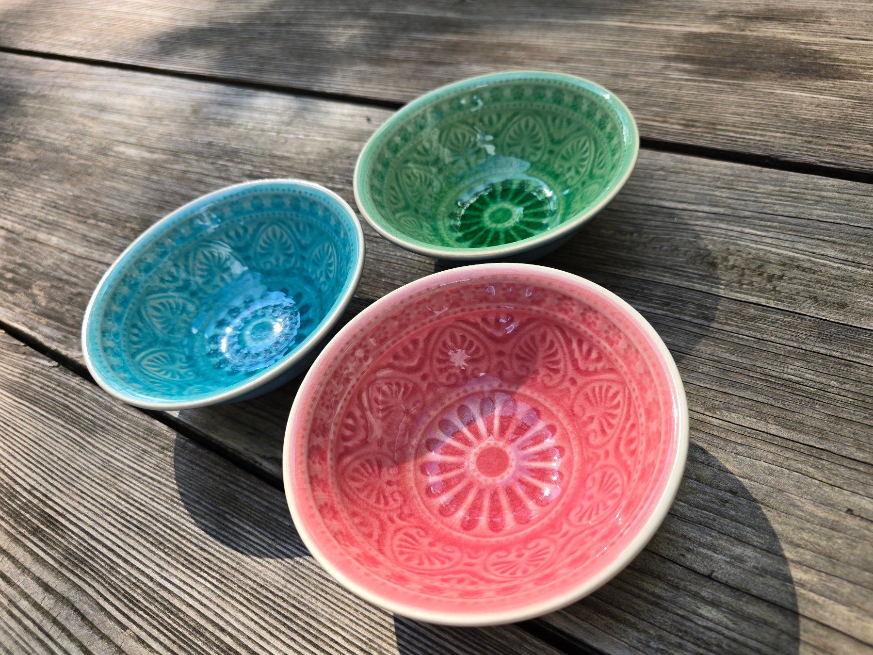 Schalen: Keramik: Schalen-Set 3-tlg. – Neu (gemäss Beschreibung) aus Romanshorn von Rachacha 1