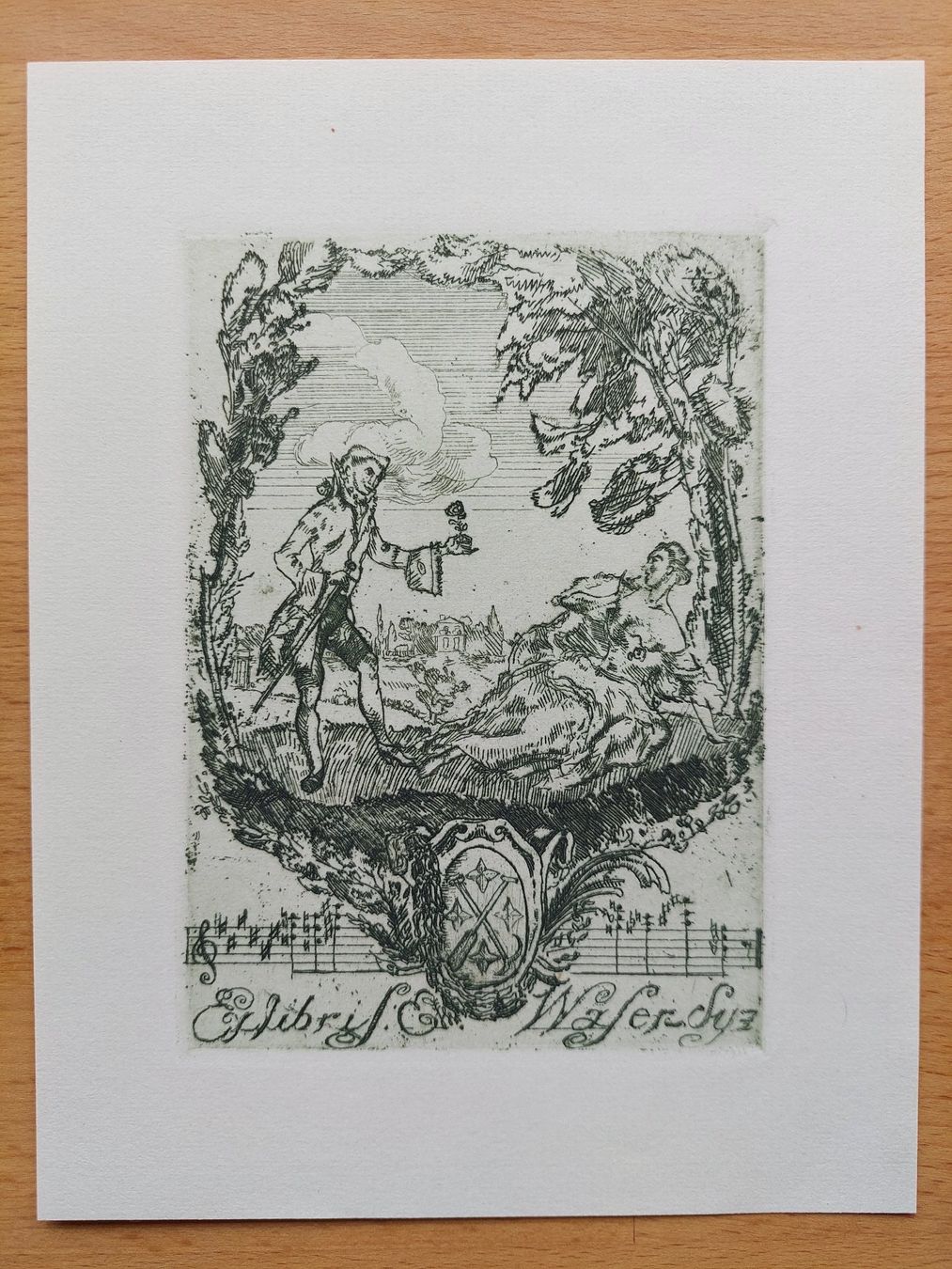 Dipinti: Exlibris Charles Welti - Original Radierung – Usato da Obfelden venduto da Knauserig2026