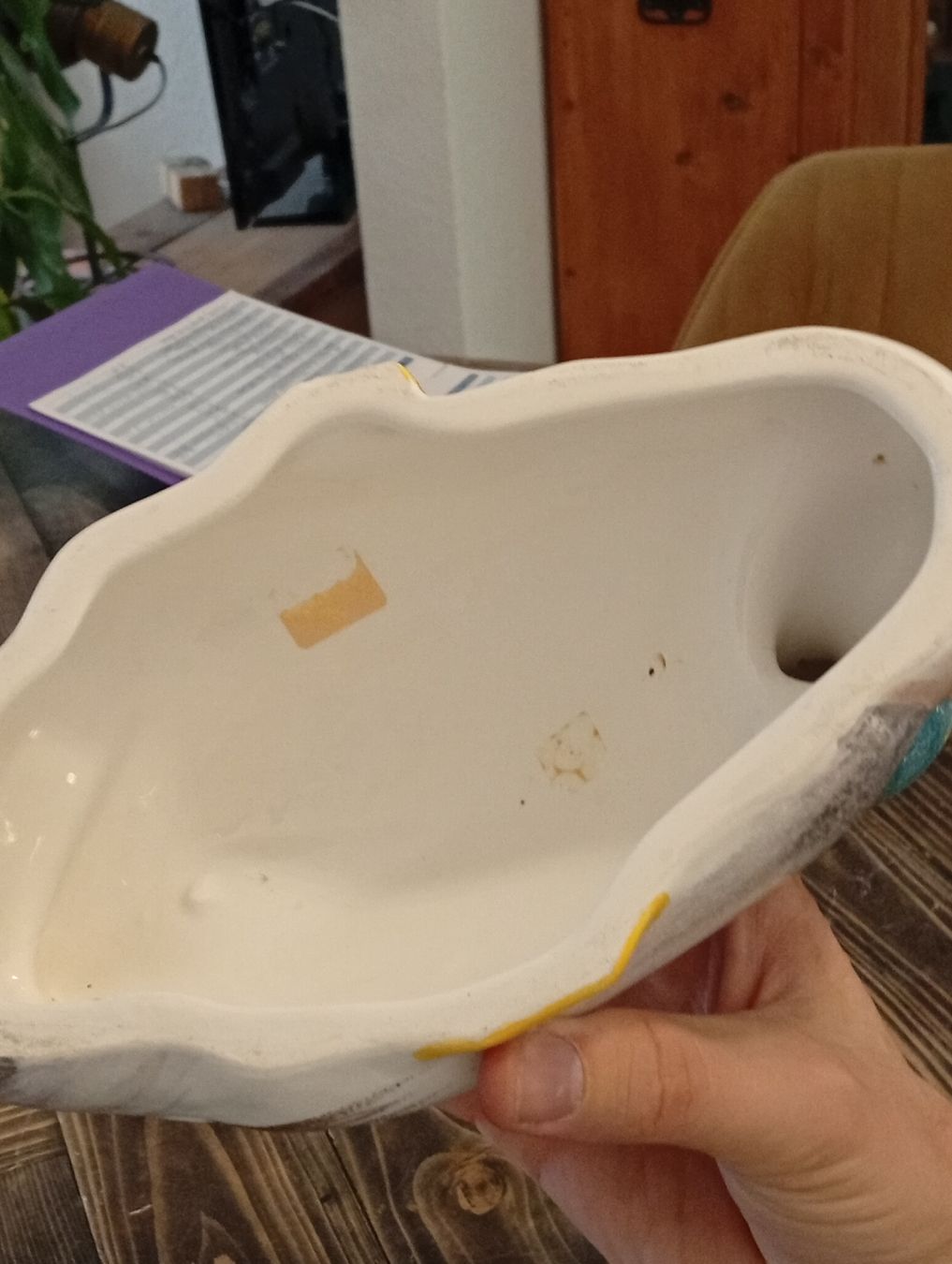 Tutte le decorazioni: Handbemalt Keramik-Ente, 2 Schips – Usato da Engelburg venduto da CH.Me 3