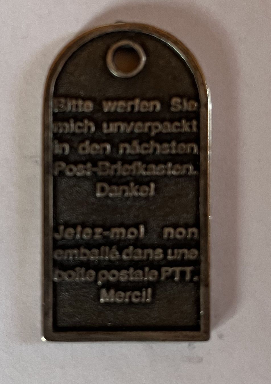 Swiss Plaketten & Abzeichen: Schlüssel - Fundstelle Mels – Gebraucht aus Vilters von Panera 1