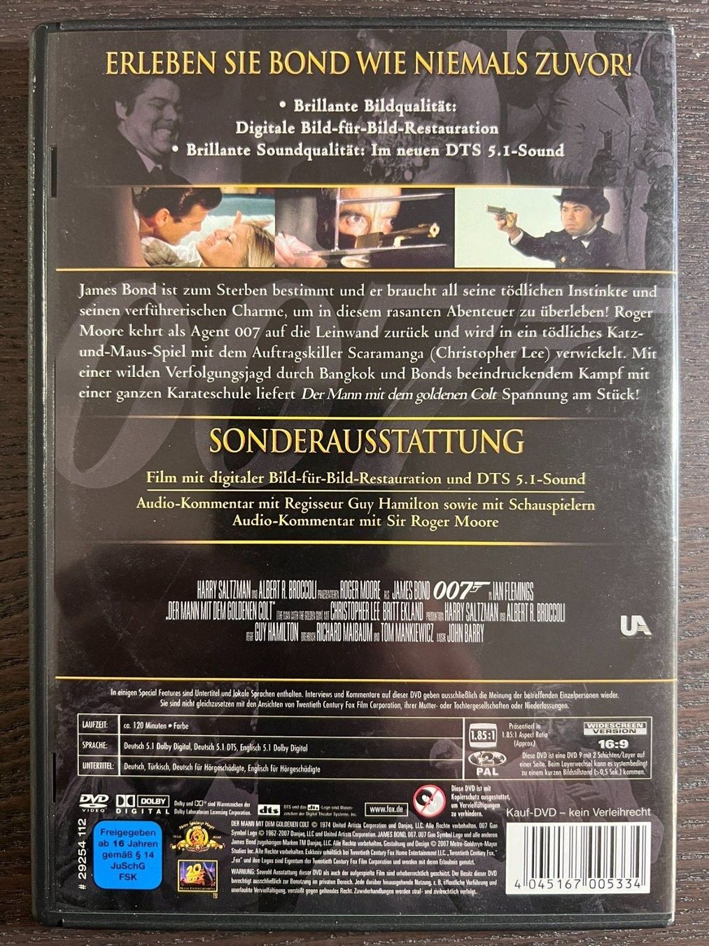 Alle DVDs: 007 Der Mann mit dem goldenen Colt – Gebraucht aus Zürich von FilmFreunde 1