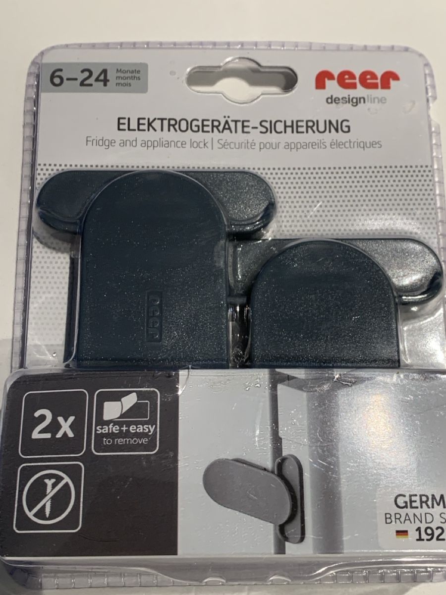 Reer Lucchetti: Fridge and Appliance Lock 2x Childproof New – Nuovo e nell'imballaggio originale da Immensee venduto da vgitter