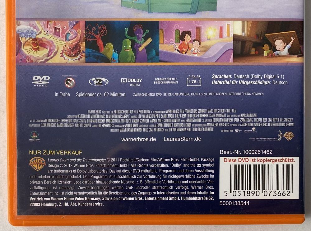 Alle DVDs: Lauras Stern und die Traummonster – Gebraucht aus Flums von Asquillo 2