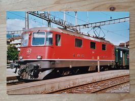 Foto SBB Re 4/4 II 11101 (Prototyp) in Sargans, 2002