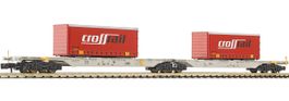 Neu OVP Fleischmann 825310 AAE Containertragwagen crossrail