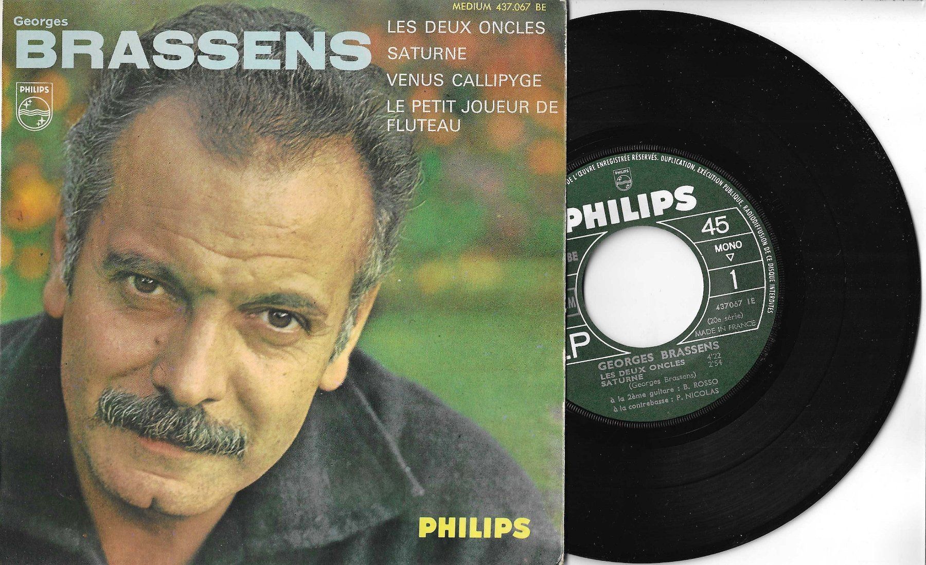 Schallplatten: Georges Brassens EP - Les deux oncles – Gebraucht aus Savagnier von Ne2065