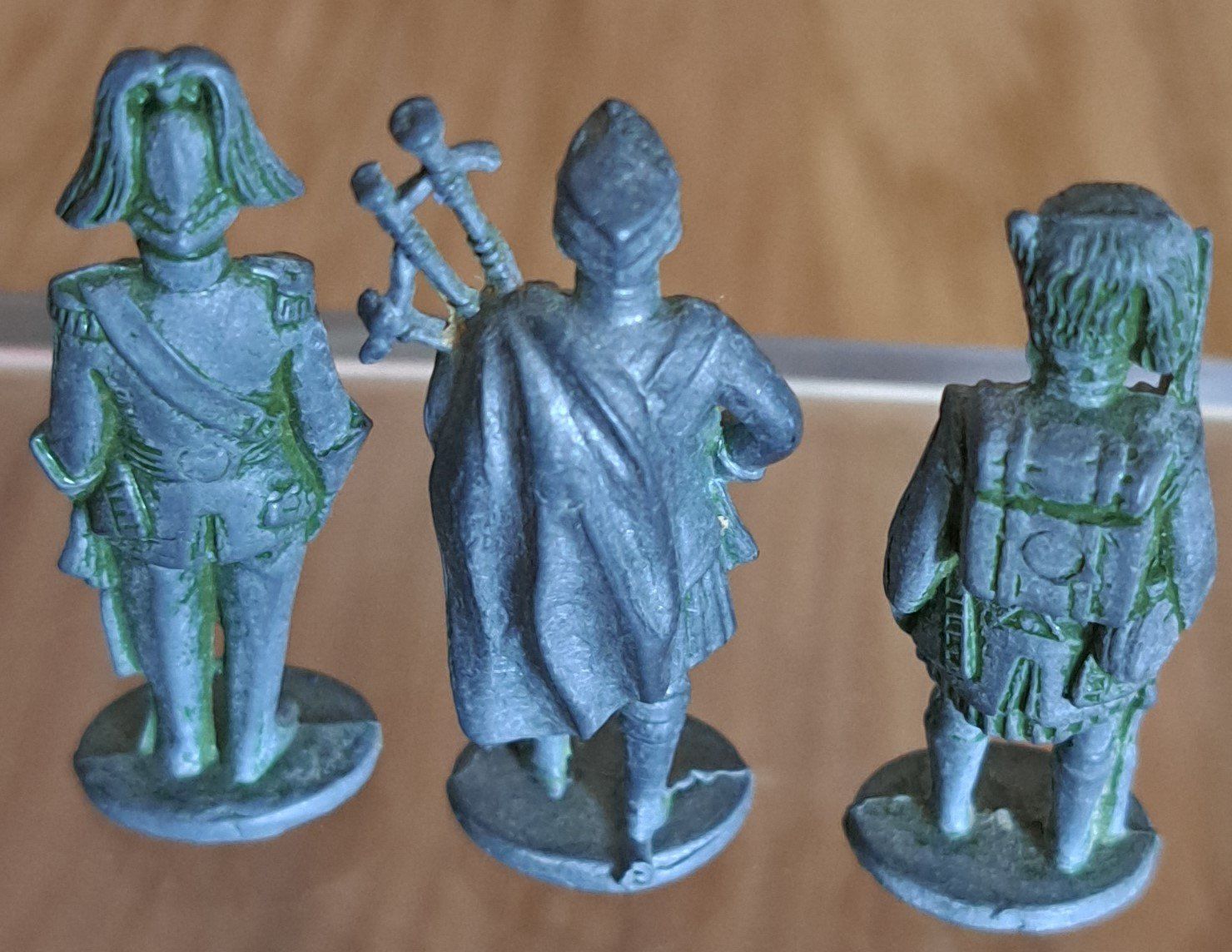 Statuette: 3x Schotten (1850-1908) Grünspan – Usato da Tenniken venduto da mik_6mxg 1
