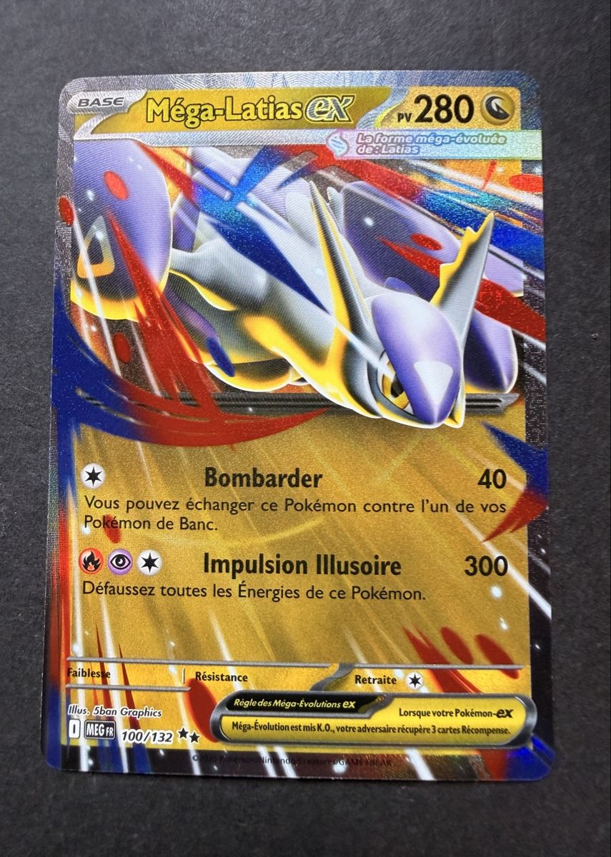 Pokémon Sammelbilder & Trading cards: Pokémon Méga Latias EX 100/132 Méga Évolution FR – Neu (gemäss Beschreibung) aus Morges von geo_rk69