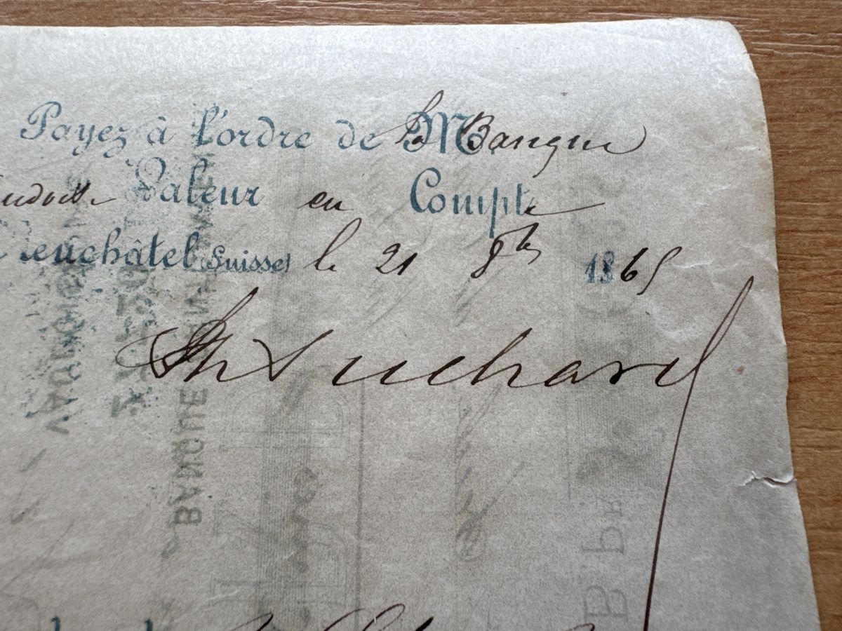 Documenti: Facture Chocolat Suchard Signature Suchard Philippe – Usato da GRAND - LANCY venduto da petitpain67 4