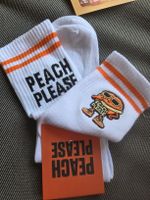 Coole Socken "Peach Please" - Limited Edition, neu, OVP