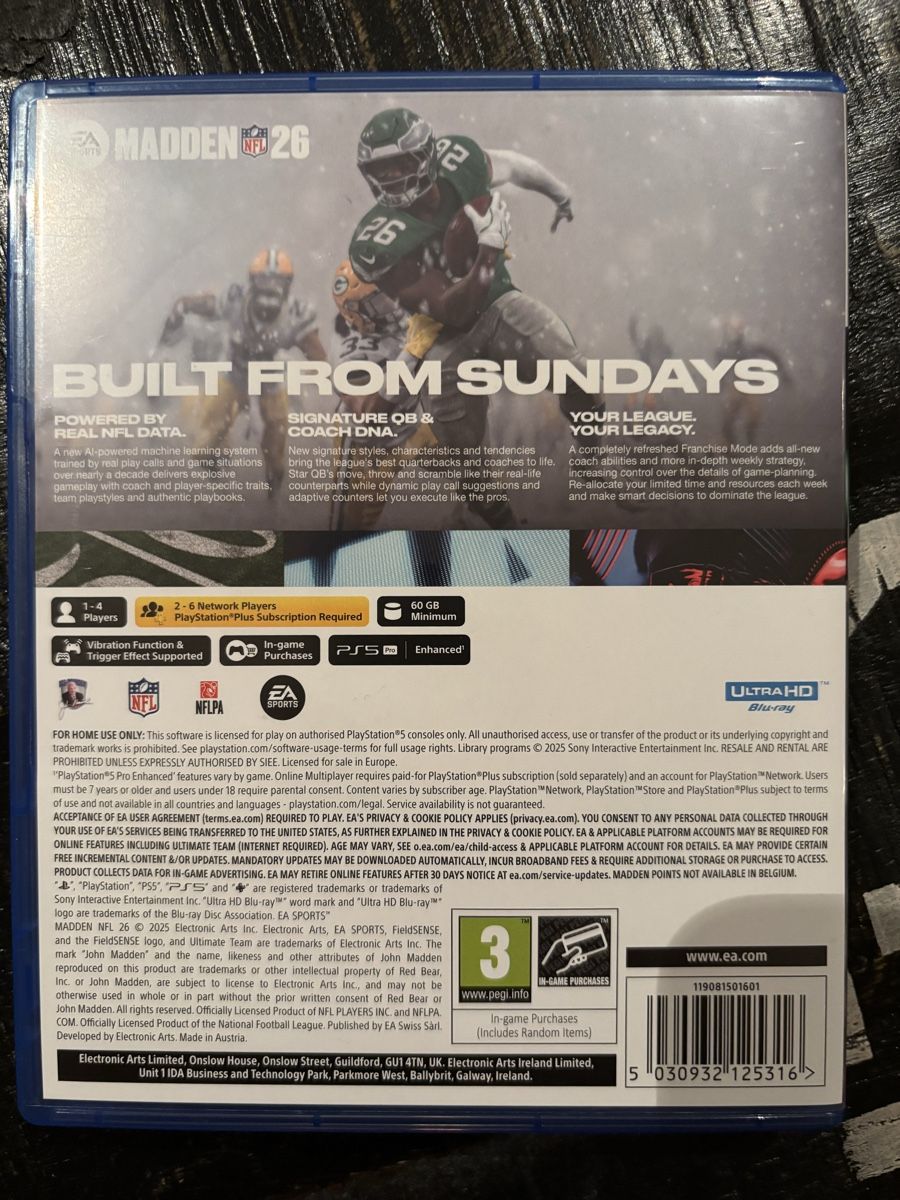 Sony Jeux: Madden NFL26 - PS5 – D'occasion à Gümmenen par Duke1976 1