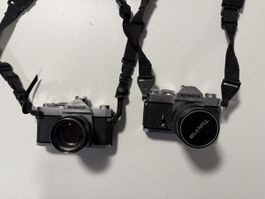 Lot 2 appareil photo reflex argentique KONICA Autoreflex T30