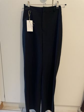 Pantalon noir élégant taille haute - T34 stradivarius