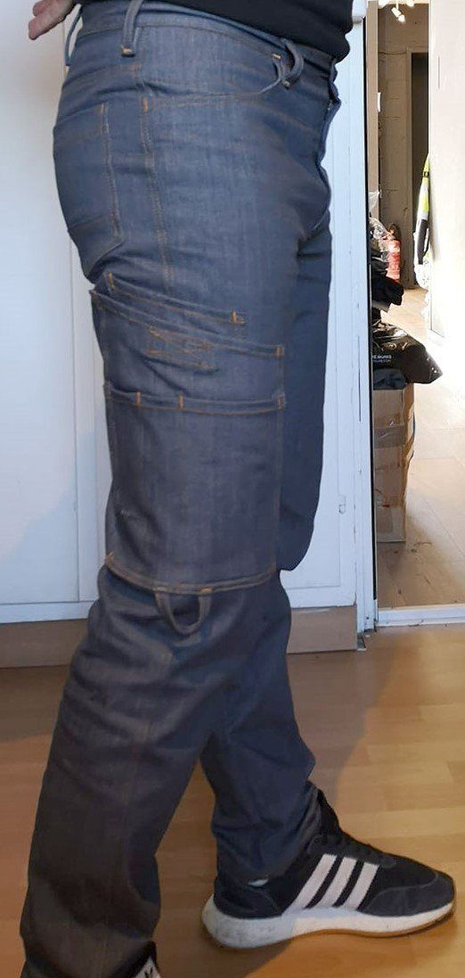 Jeans: Arbeitshose aus Stretch-Denim – Nuovo e nell'imballaggio originale da Brütten venduto da Diana098