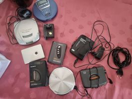 Walkman & CD Player Konvolut diverses Marken 