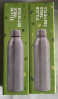 2x Edelstahl Flasche neu