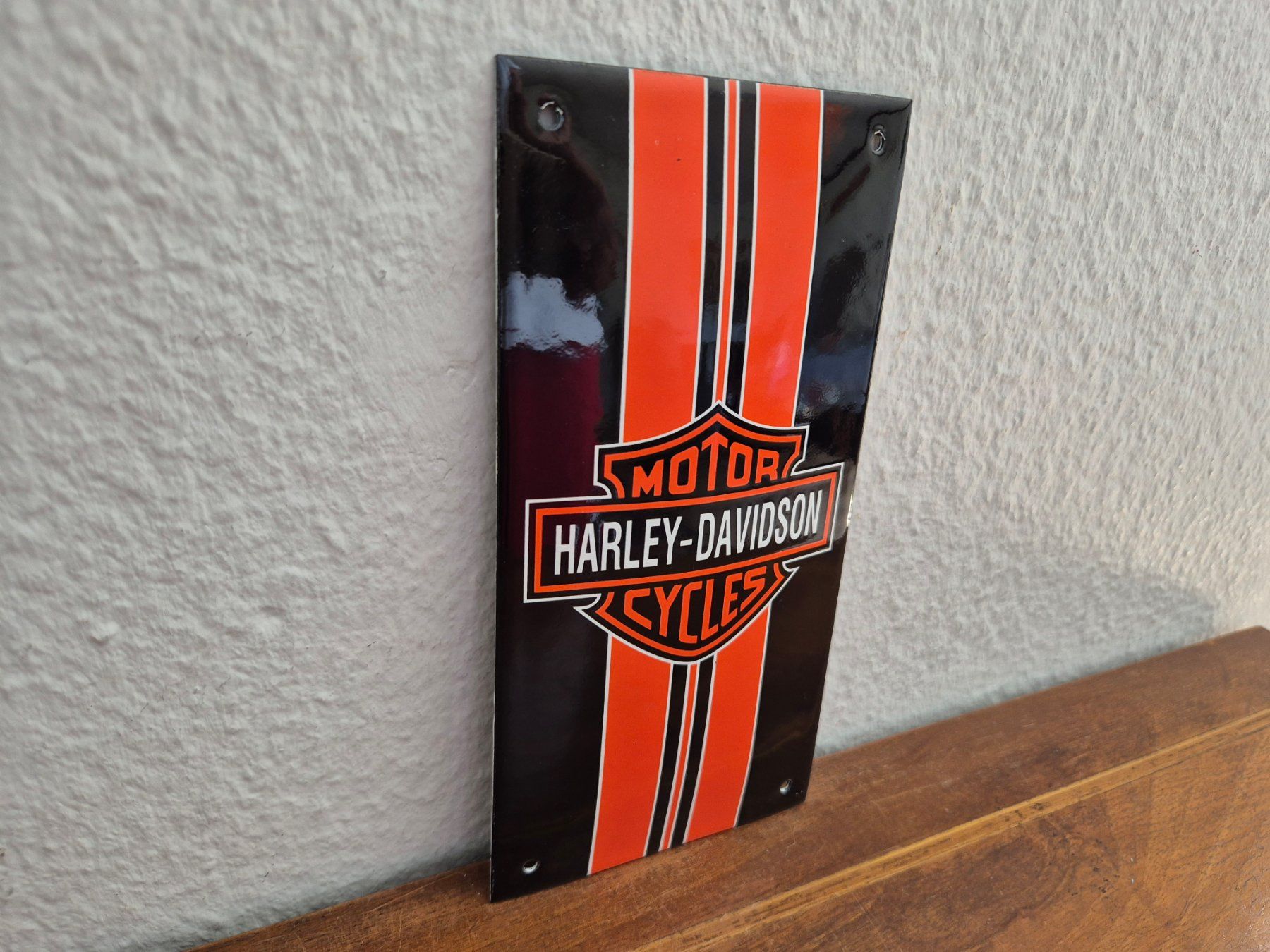 Harley-Davidson Insegne: Emailschild Harley Davidson Motorrad Service Emaille Schild – Nuovo (secondo la descrizione) da Schaffhausen venduto da pfanis09 5