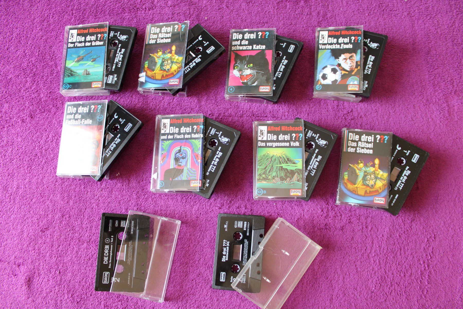 Musicassette: 10 Diverse Drei Fragezeichen ??? Kassetten – Usato da Müllheim Dorf venduto da Seeeule01 5