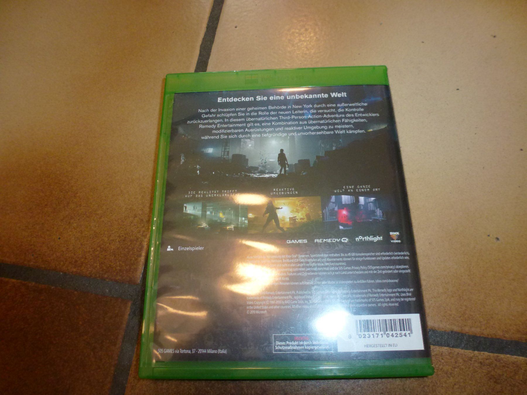 Giochi: Control XBOX ONE – Usato da Olten venduto da Disc-Ausverkauf 2