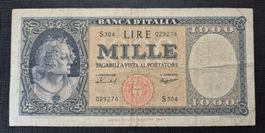 1000 Lire ITALIA 1959