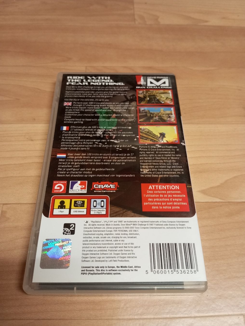 Sony Giochi: Dave Mirra BMX Challenge PSP – Usato da Cottens FR venduto da magnius01 2