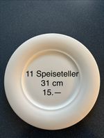 11 Speiseteller, 31 cm Durchmesser, Geschirr Service Sale
