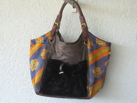 TANGO "Patchwork"  Leder Handtasche - Shopper