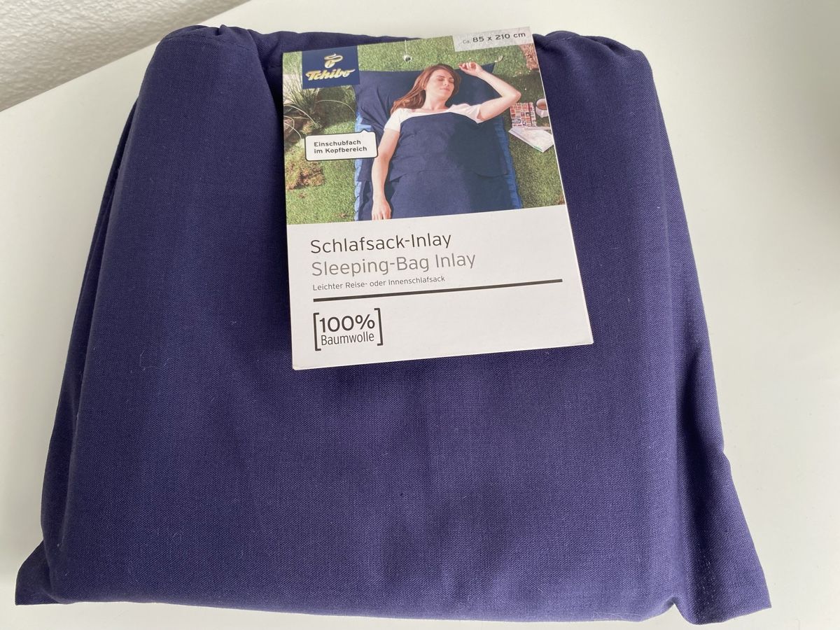 Sacchi a pelo: Reise- oder Innenschlafsack 85x210 cm NEU UNGEÖFFNET – Nuovo e nell'imballaggio originale da Zürich venduto da DidierTG 1