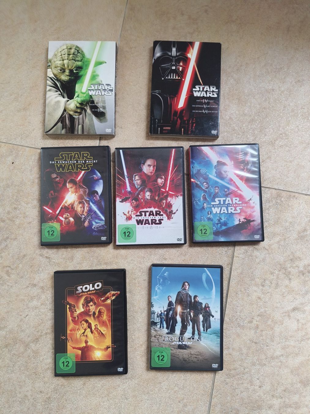 Tutti i DVDs: Star Wars DVD Set  Filme gebraucht – Usato da Luzern venduto da markus82