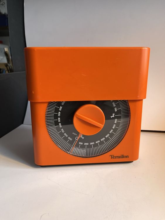 ANCIENNE BALANCE DE ménage TERRAILLON Vintage Année 70 Jaune EUR 20,00 - PicClick FR