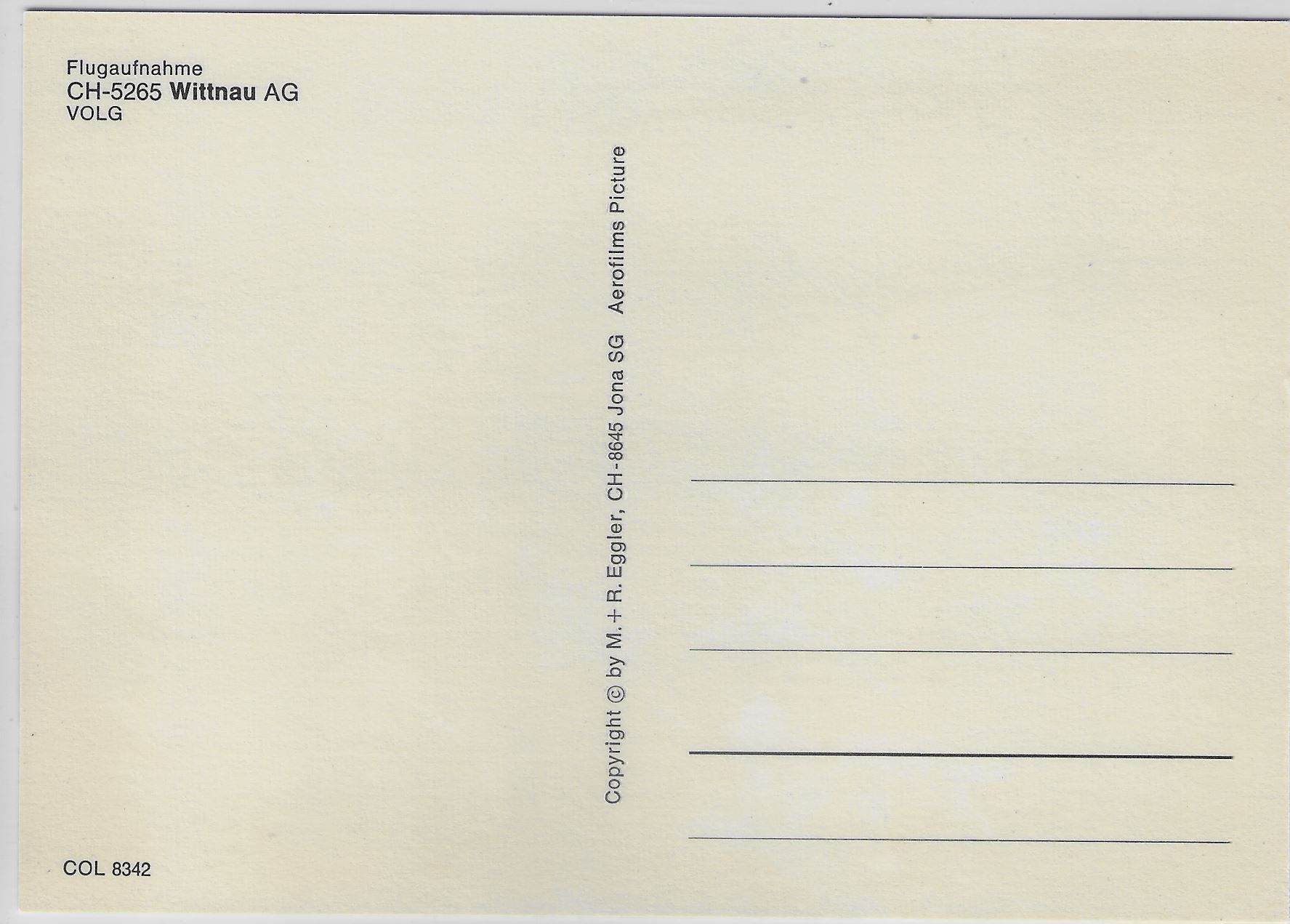 Cartoline postali: Flugaufnahme Wittnau AG – Antico da Ettingen venduto da Kartenplanet 1