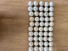 50 Stück gewaschene Golfbälle