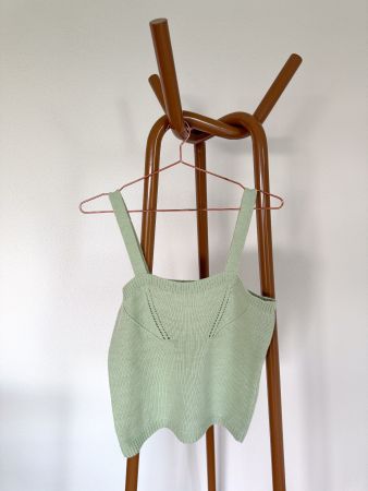 Laredoute Strick Träger Top minigrün Gr. S/36 neu