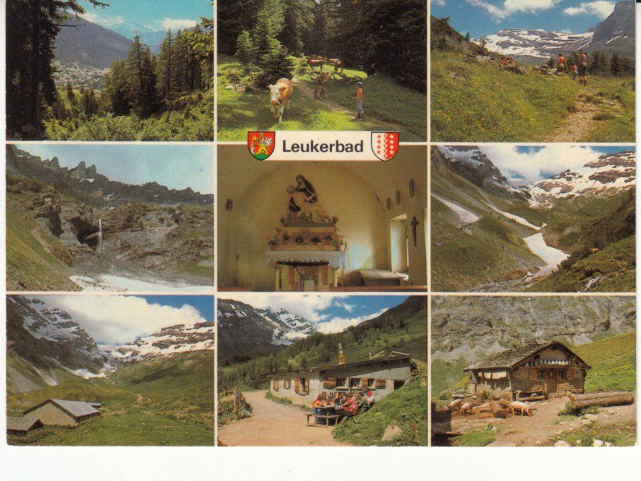 Cartoline postali: Leukerbad ca. 1970 – Usato da Bürglen TG venduto da StampGraf