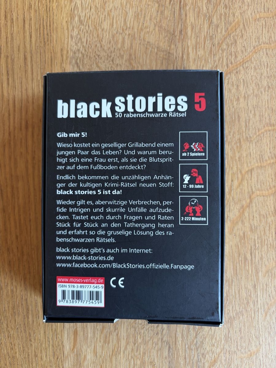 Spiele: Black Stories 5 – Neu (gemäss Beschreibung) aus Zwieselberg von mur_h5ww 1