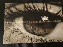 Mercedes-Benz A-Klasse Verkaufsprospekt 14 Seiten Mai 1997