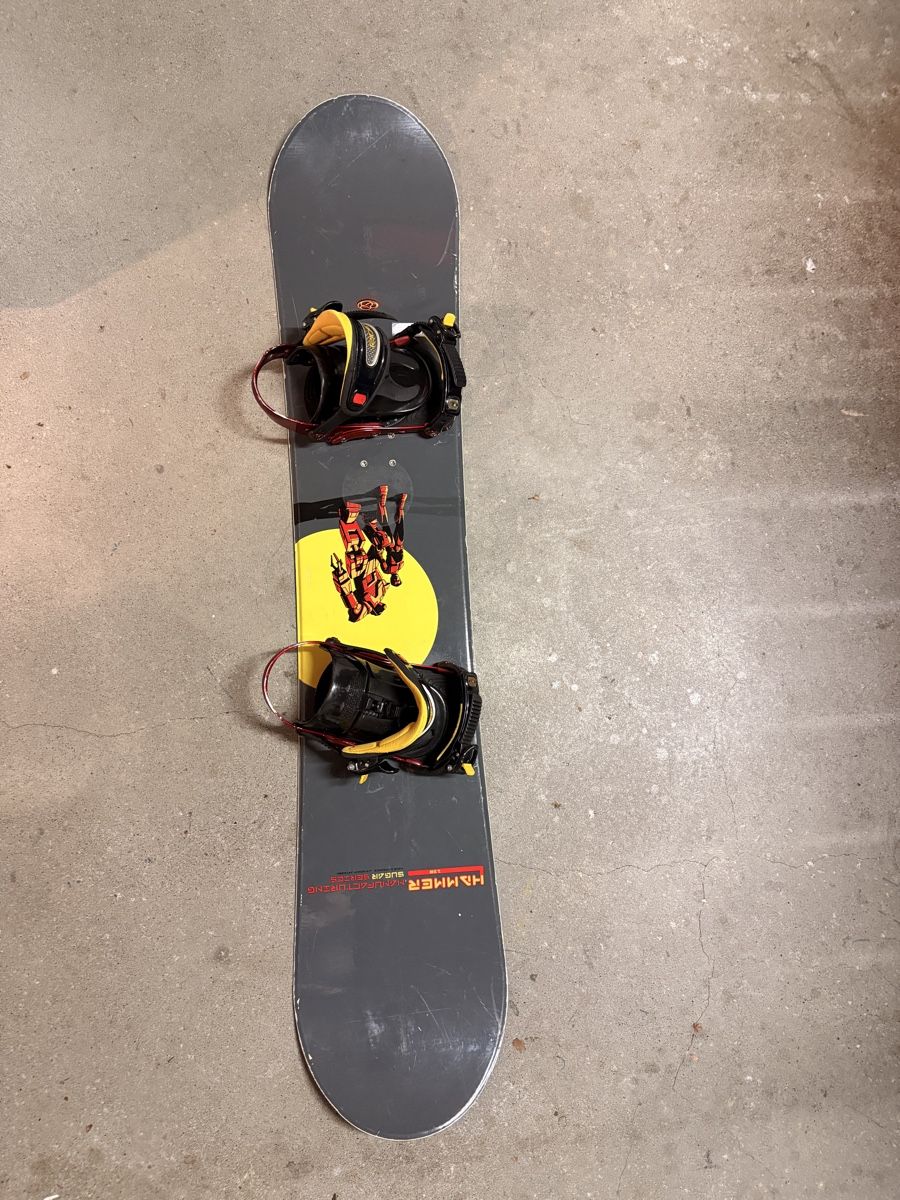 Board: Hammer Snowboard mit Bindung – Usato da Thun venduto da romystreit