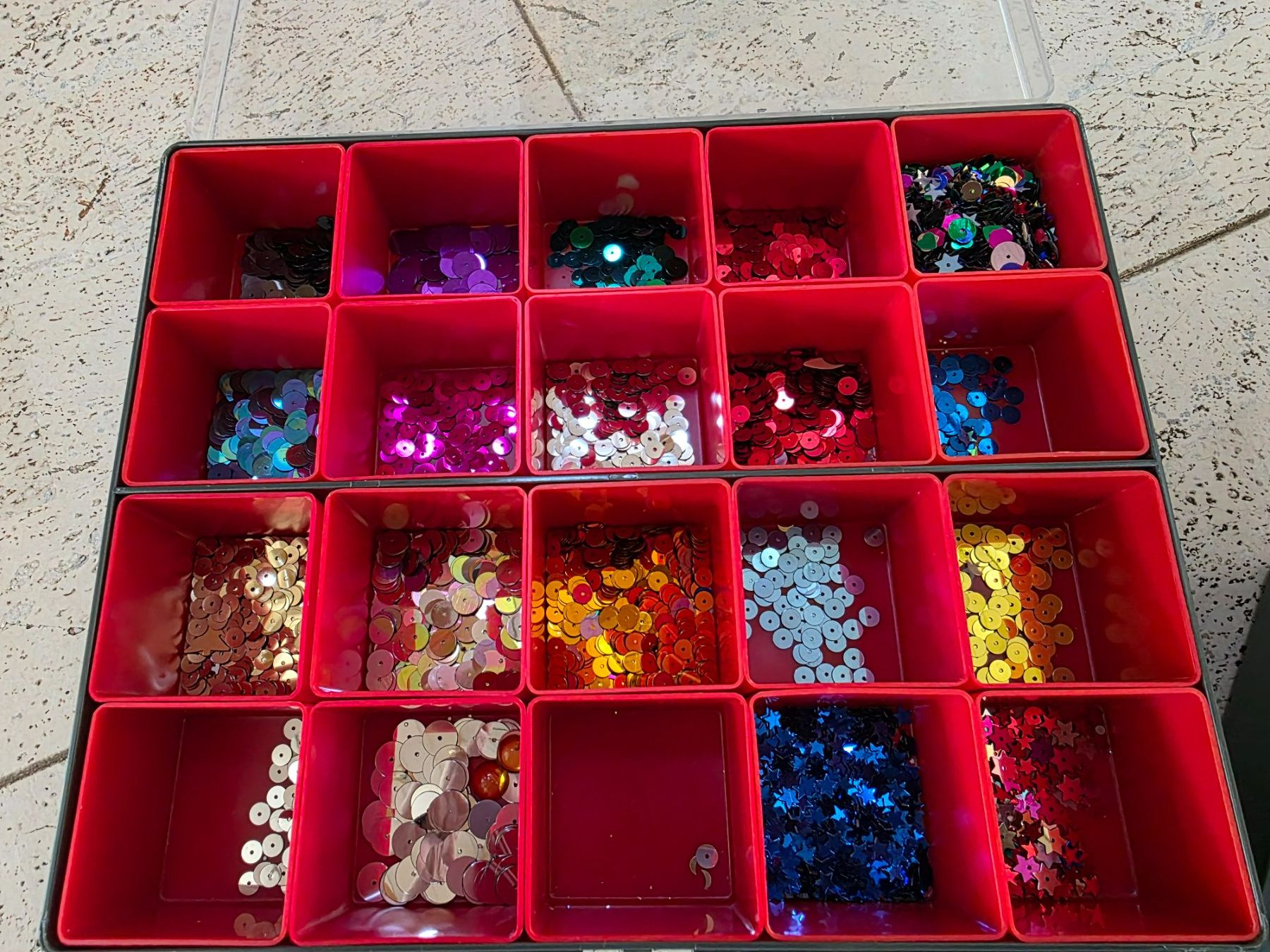 Kit bricolage: Pailletten & Glitzerstreu – Usato da Bünzen venduto da Floh99 2