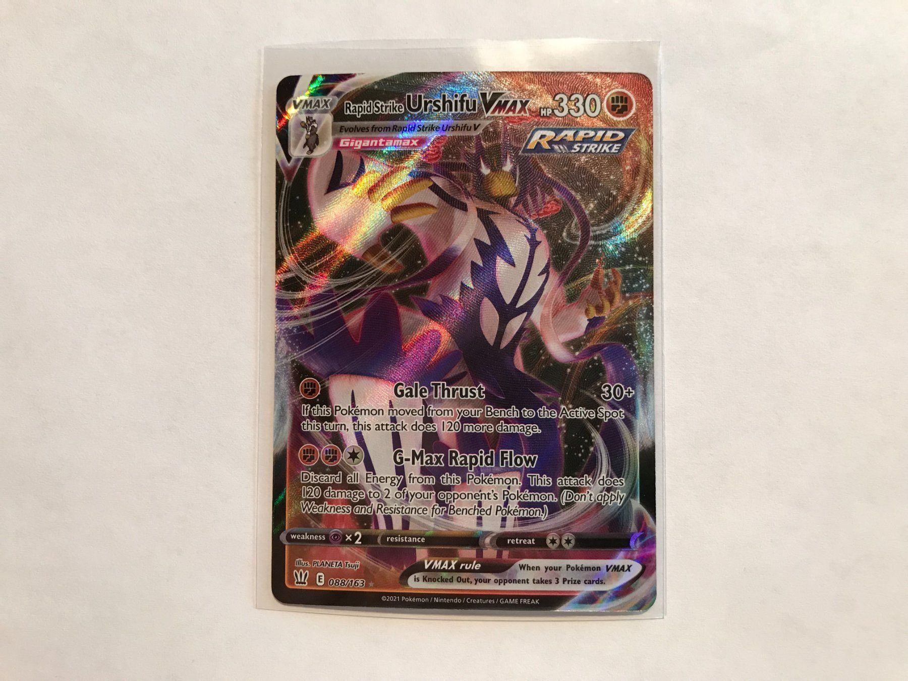 Pokémon Carte collezionabili: Rapid Strike Urshifu Vmax – Nuovo (secondo la descrizione) da Hagendorn venduto da Pokecollectorch